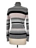 Joseph A. Stripes Gray Turtleneck Sweater Size M - photo 2