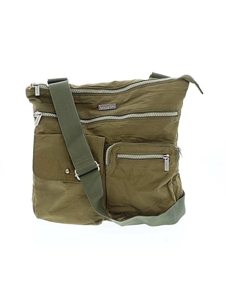 Pre-owned Baggallini Crossbody Bag In Green