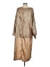 Shein 100% Polyester Metallic Tan Cocktail Dress Size 2 - photo 2