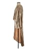 Shein 100% Polyester Metallic Tan Cocktail Dress Size 2 - photo 5
