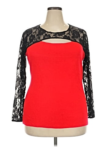 Ashley Stewart 3/4 Sleeve Top (view 1)