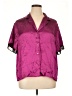 Assorted Brands 100% Polyester Purple Short Sleeve Blouse Size XL - photo 1