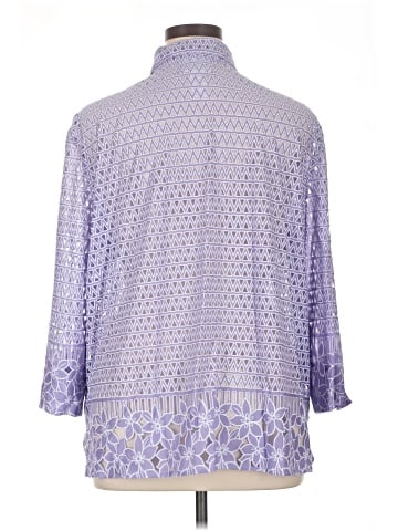 Alfred Dunner 3/4 Sleeve Button-Down Shirt (view 2)