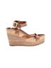 Tory Burch 100% Leather Tan Wedges Size 9 - photo 1