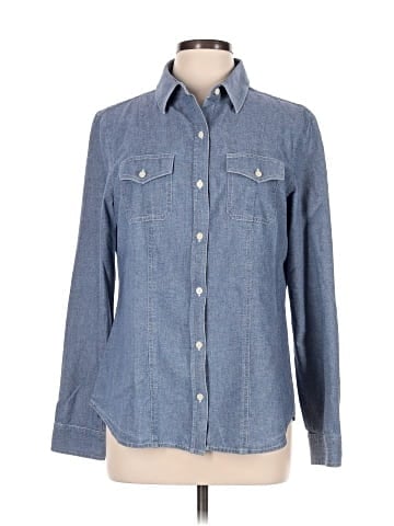 J. McLaughlin Long Sleeve Button-Down Shirt (view 1)