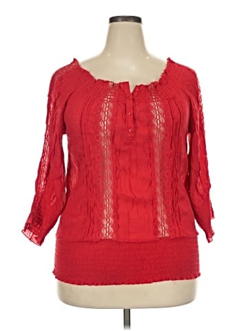 Jamie Nicole Collection 3/4 Sleeve Blouse (view 1)