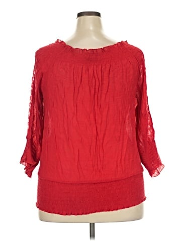 Jamie Nicole Collection 3/4 Sleeve Blouse (view 2)