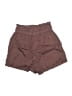 Express Solid Brown Shorts Size XS - photo 2