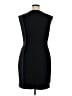 Calvin Klein Solid Black Cocktail Dress Size 14 - photo 2