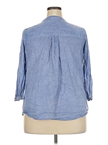 Avenue 3/4 Sleeve Button-Down Shirt (view 2)