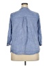 Avenue Blue 3/4 Sleeve Button-Down Shirt Size 18 Plus - photo 2