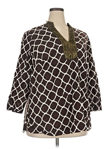 Charter Club 3/4 Sleeve Blouse (view 1)