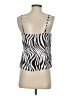 Leith 100% Polyester Ivory Sleeveless Top Size S - photo 2