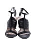Loeffler Randall 100% Leather Black Sandals Size 6 - photo 2