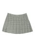 Cato Plaid Gray Black Skort Size 14 - photo 2