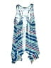 Francesca's 100% Polyester Stripes Blue Swimsuit Cover Up Size Med - Lg - photo 2