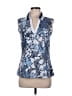 Johnny Was Blue Sleeveless Blouse Size M - photo 1