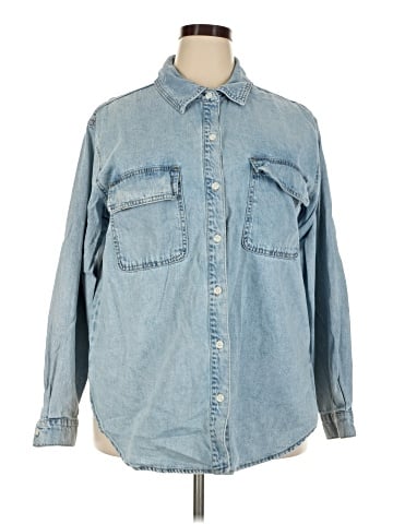 Ava & Viv Long Sleeve Button-Down Shirt (view 1)