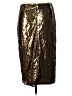 MICHAEL Michael Kors Metallic Gold Formal Skirt Size M - photo 2