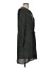 Rails 100% Silk Animal Print Gray Casual Dress Size M - photo 4