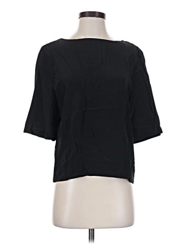 Amour Vert Short Sleeve Silk Top (view 1)