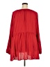 Torrid Red Long Sleeve Blouse Size 5X Plus (5) - photo 2