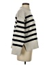 Zara Stripes Gray Turtleneck Sweater Size S - photo 4