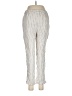 Theory 100% Linen Stripes Ivory Linen Pants Size 6 - photo 2