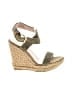 Stuart Weitzman Green Wedges Size 9 - photo 1