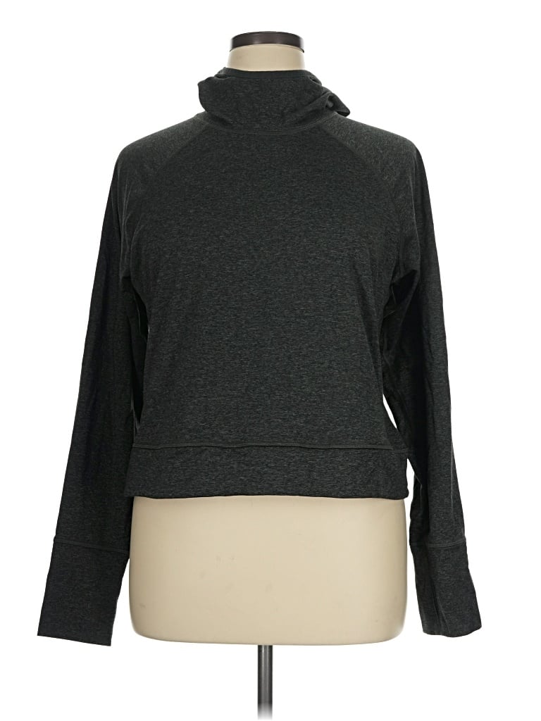 Pre-owned Active By Old Navy Sweatshirt In Gray