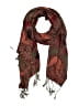 Unbranded Paisley Burgundy Scarf One size - photo 1