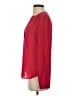 Candie's 100% Polyester Red Long Sleeve Blouse Size S - photo 5
