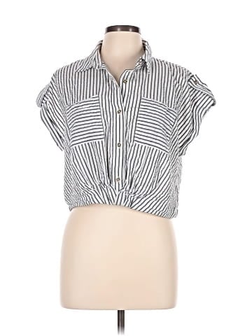 MICHAEL Michael Kors Short Sleeve Blouse (view 1)