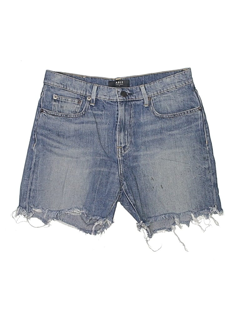 Pre-owned Able Denim Shorts In Blue