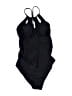 Cupshe Solid Black One Piece Swimsuit Size L - photo 1