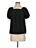 Madewell 100% Polyester Black Short Sleeve Blouse Size XS - photo 1