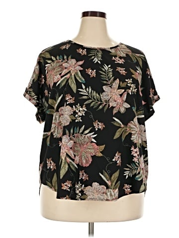 Maurices Short Sleeve Blouse (view 1)