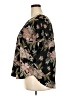 Maurices 100% Polyester Floral Black Short Sleeve Blouse Size 20 (2) - photo 5