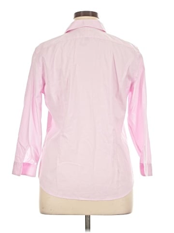 Lauren by Ralph Lauren 3/4 Sleeve Button-Down Shirt (view 2)