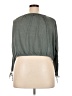 O'Neill Gray 3/4 Sleeve Blouse Size XL - photo 2