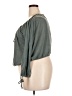 O'Neill Gray 3/4 Sleeve Blouse Size XL - photo 5