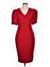 Hale Bob Solid Red Cocktail Dress Size L - photo 1