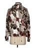Zara Basic Floral Brown Windbreaker Size XS - photo 1