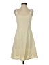 C. Luce 100% Polyester Solid Ivory Casual Dress Size S - photo 1