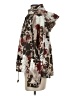 Zara Basic Floral Brown Windbreaker Size XS - photo 5