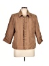 Christopher & Banks 100% Polyester Brown Jacket Size L - photo 1