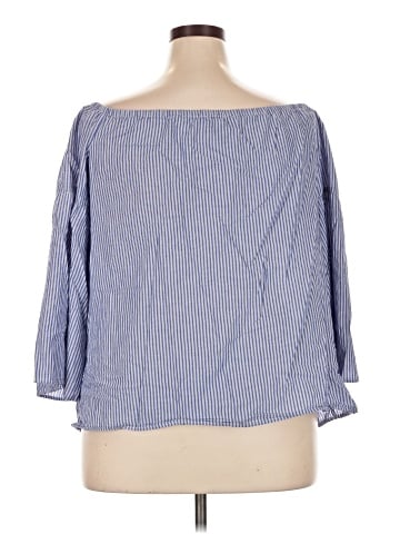 INC International Concepts 3/4 Sleeve Blouse (view 2)