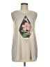Volcom Floral Ivory Sleeveless T-Shirt Size M - photo 1