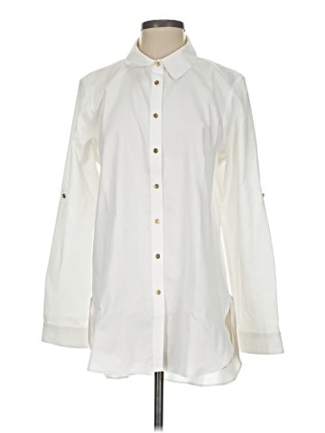 Calvin Klein Long Sleeve Button-Down Shirt (view 1)