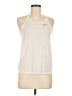 Nike 100% Recycled Polyester Silver Sleeveless Top Size M - photo 1